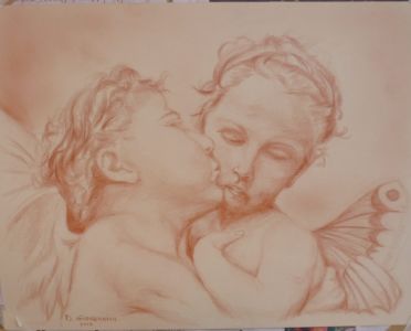 -Putti- Sanguigna Su Carta 35x50 2013