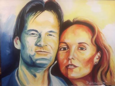 N.Prot.161015 -Fabio E Martina- Acrilico Su Tela 60x40 2016