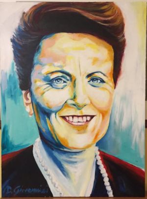 N.Prot.1803      -Mamma -   Acrilico Su Tela 60x80 2017