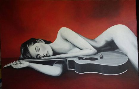 N.Prot1505 27 -senza Titolo- pittura acrilica su tela 80x60 2015 